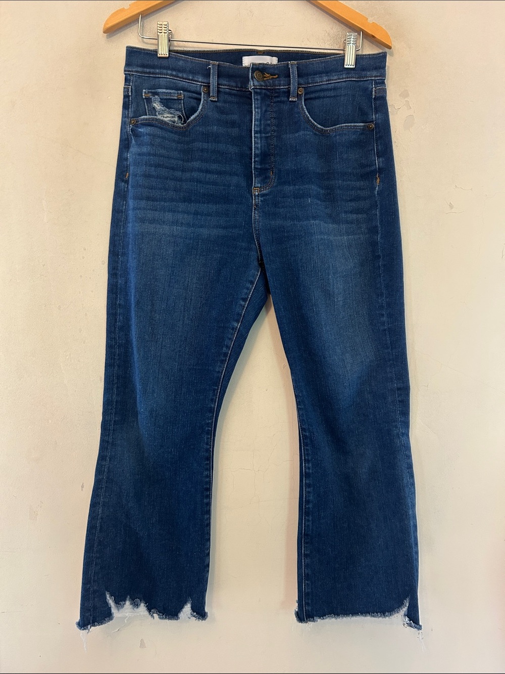 LOFT Dark Blue Cropped Ankle Jeans
